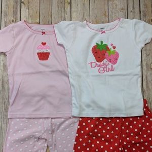 Carters Sweet Jammies / Pajamas mix match set